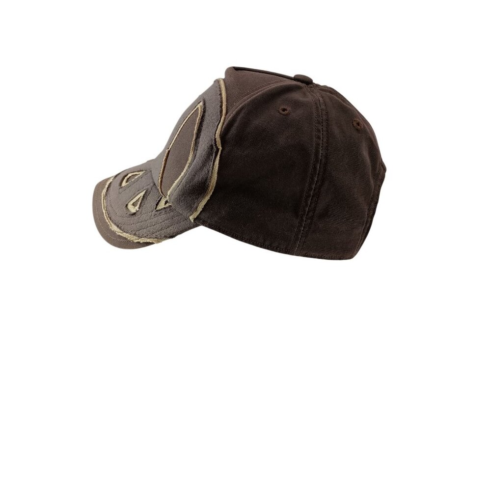 Gymboree Hat Cap Snap Back Kids Youth 8-Up Adjustable Brown with Peace Sign - Picture 3 of 6